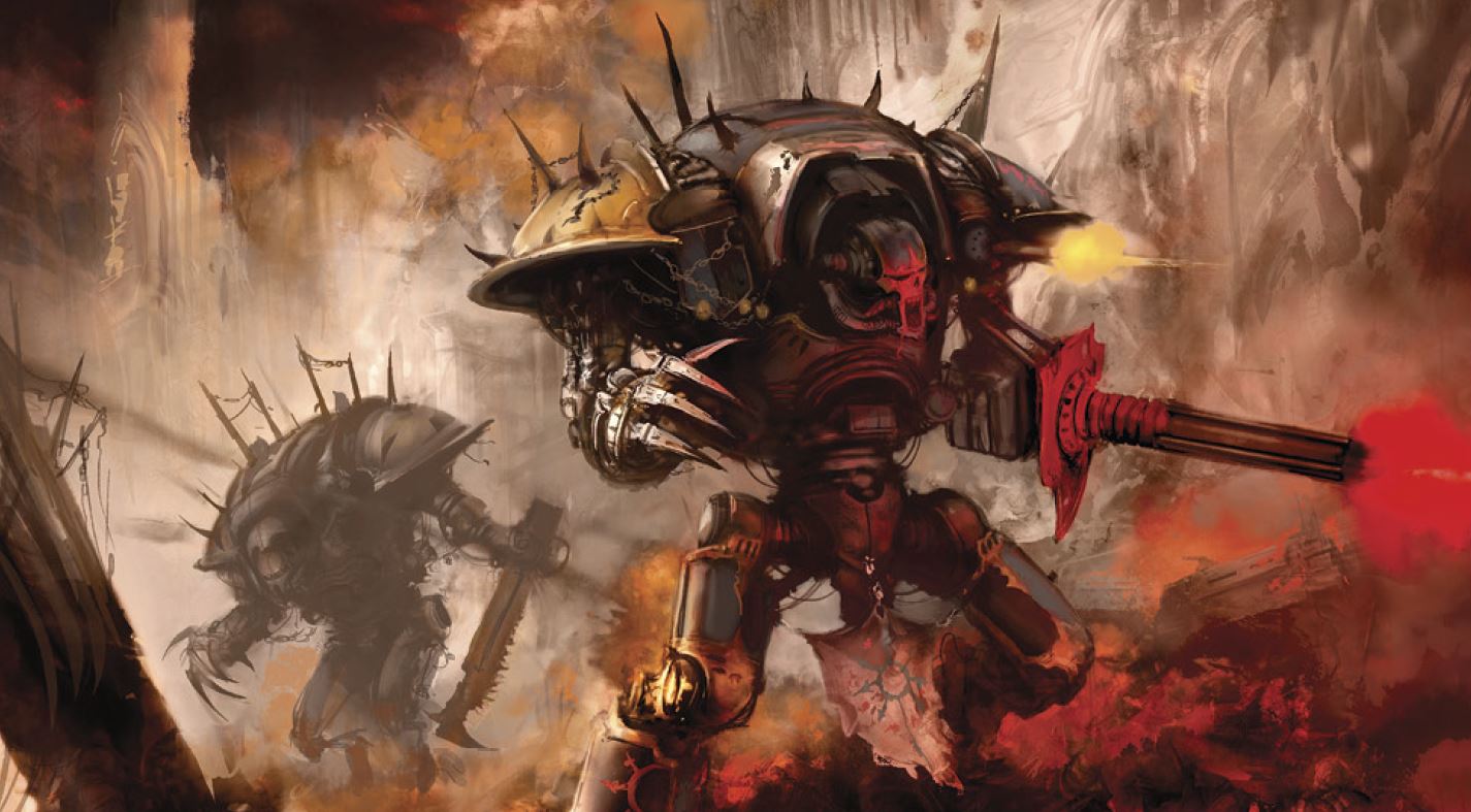 Engine War Preview Chaos Knights Initial Impressions Grim Dark Filthy Casuals